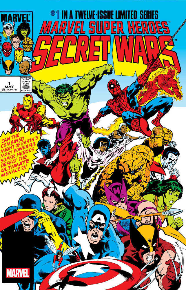 Marvel Super Heroes Secret Wars 1 Facsimile Edition Foil Variant