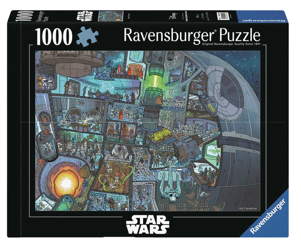 Star Wars Wheres Wookie 1000pc Puzzle