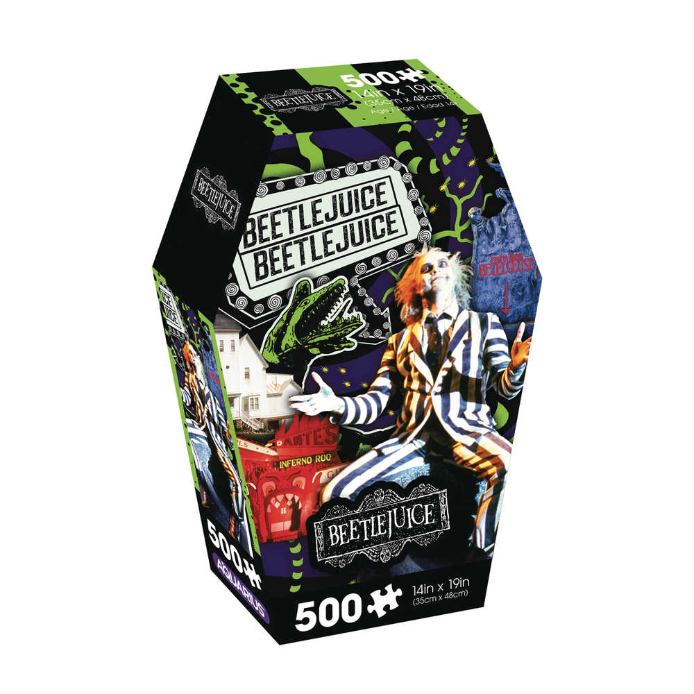 Beetlejuice Coffin Box 500pc Puzzle