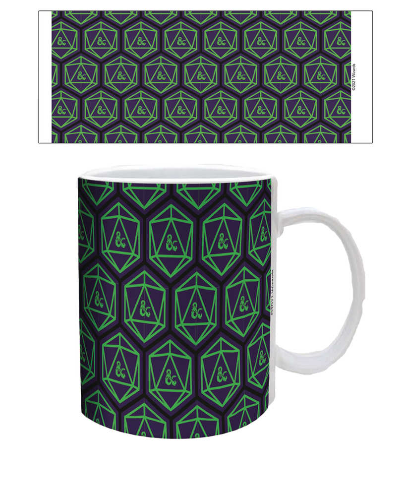 Dungeons & Dragons Dice Pattern 11oz Mug