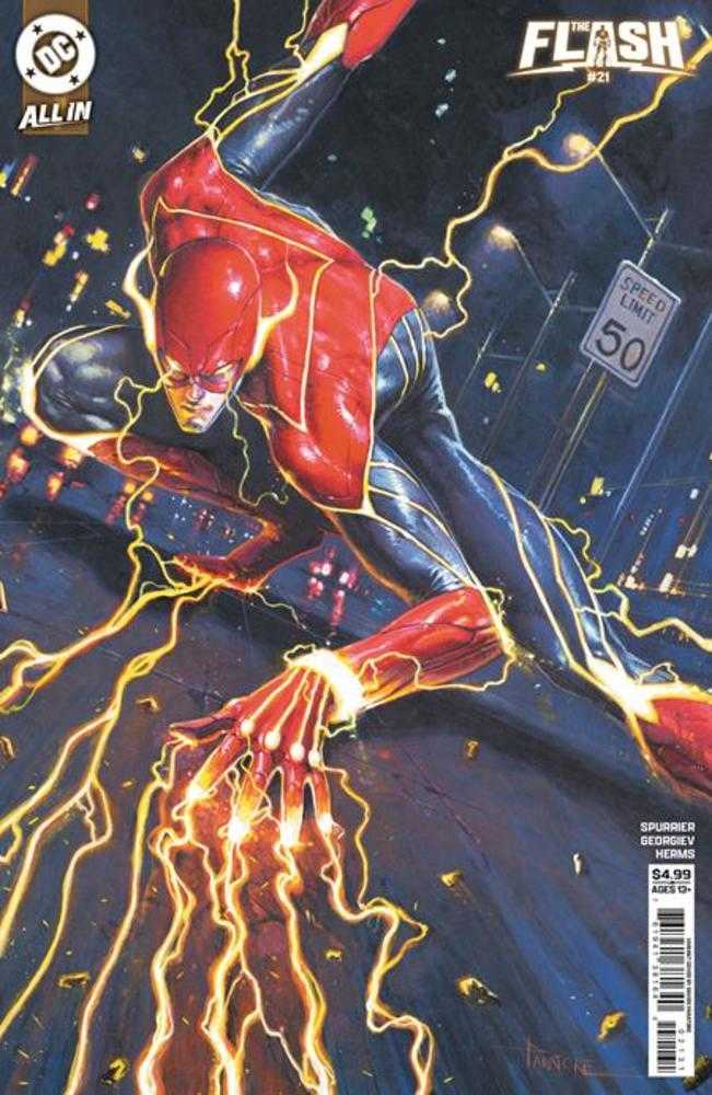 Flash #21 Cover B Davide Paratore Card Stock Variant
