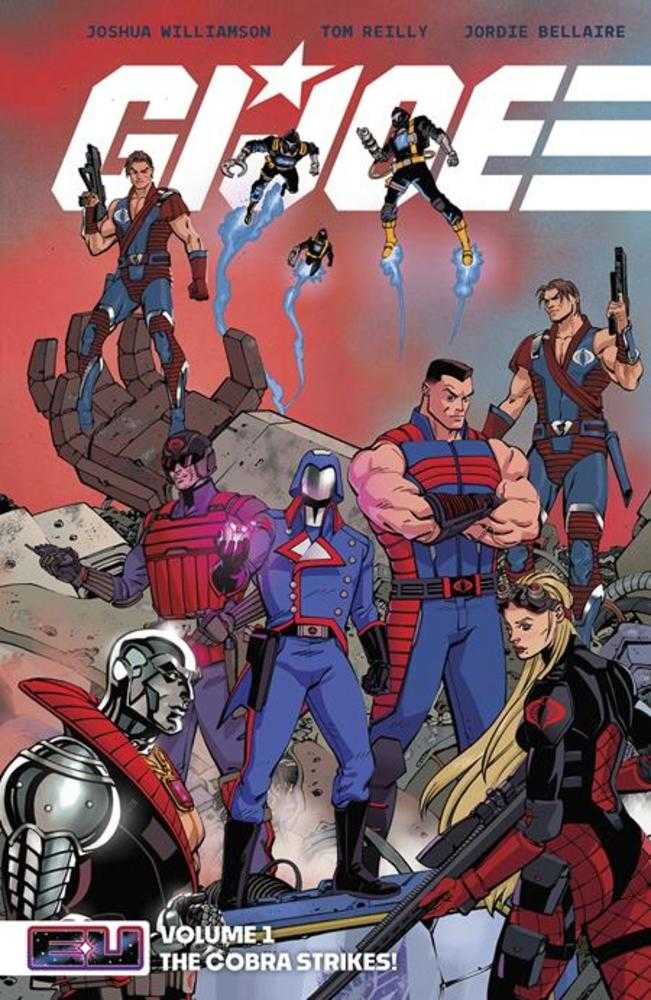 G.I. Joe TPB Volume 01 The Cobra Strikes Direct Market Exclusive Tom Reilly Red Cover