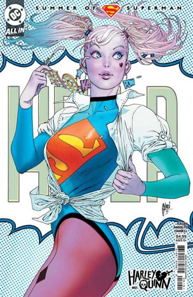 Harley Quinn #51 Cover D Guillem March Supersmash-Up Card Stock Variant