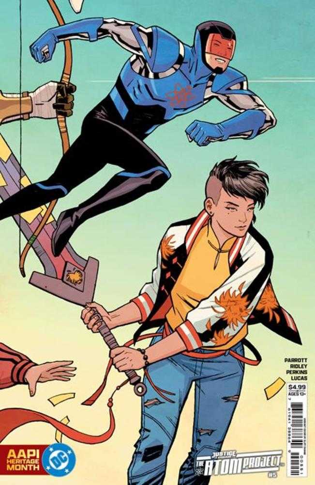 Justice League The Atom Project #5 (Of 6) Cover D Cliff Chiang Aapi Heritage Month Connecting Card Stock Variant