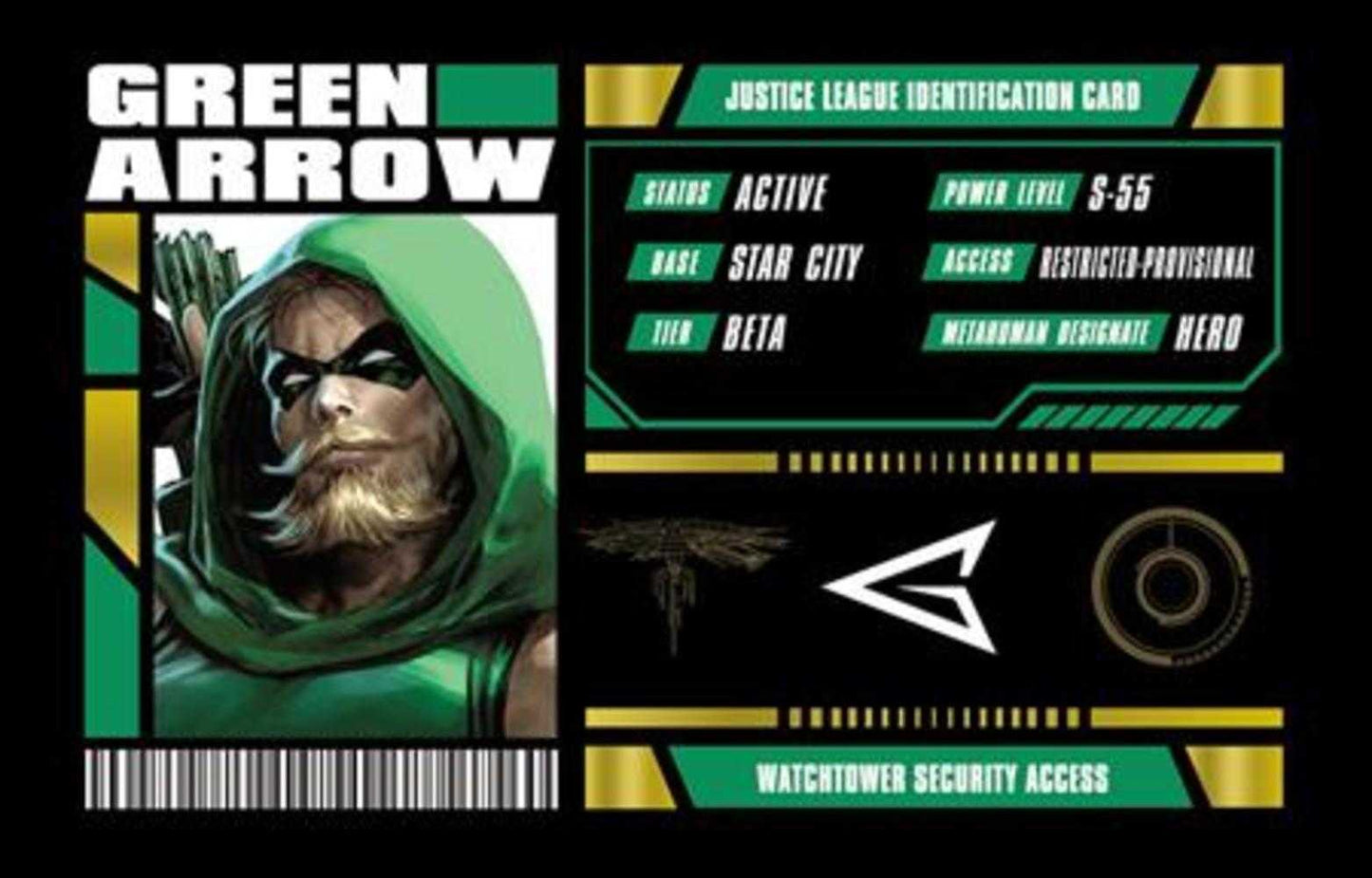 Green Arrow Justice League Membership Card Opt-In Bundles Of 25 (Free)