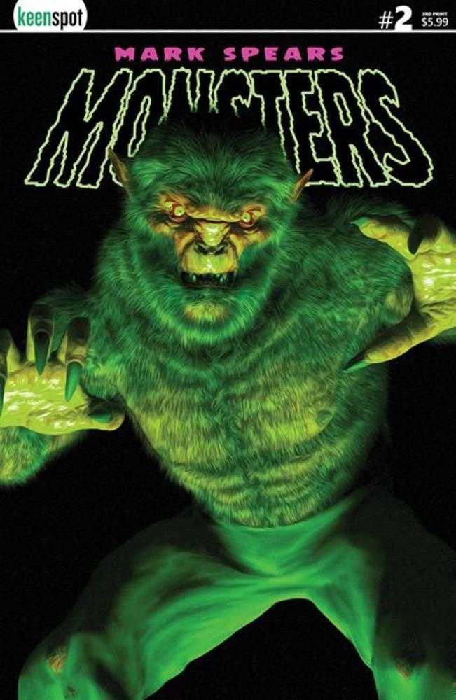 Mark Spears Monsters #2 3rd Print Cover A Mark Spears The Werewolf