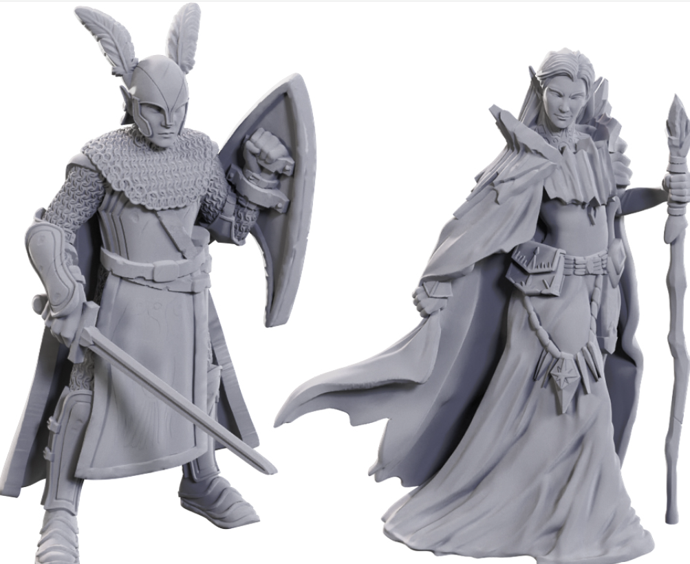 Dungeons & Dragons Nolzur's Marvelous Unpainted Miniatures: Limited Edition 50th Anniversary Elves
