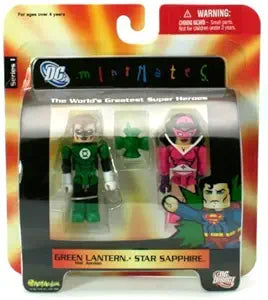 Minimates: Green Lantern (Hal Jordan) and Star Sapphire