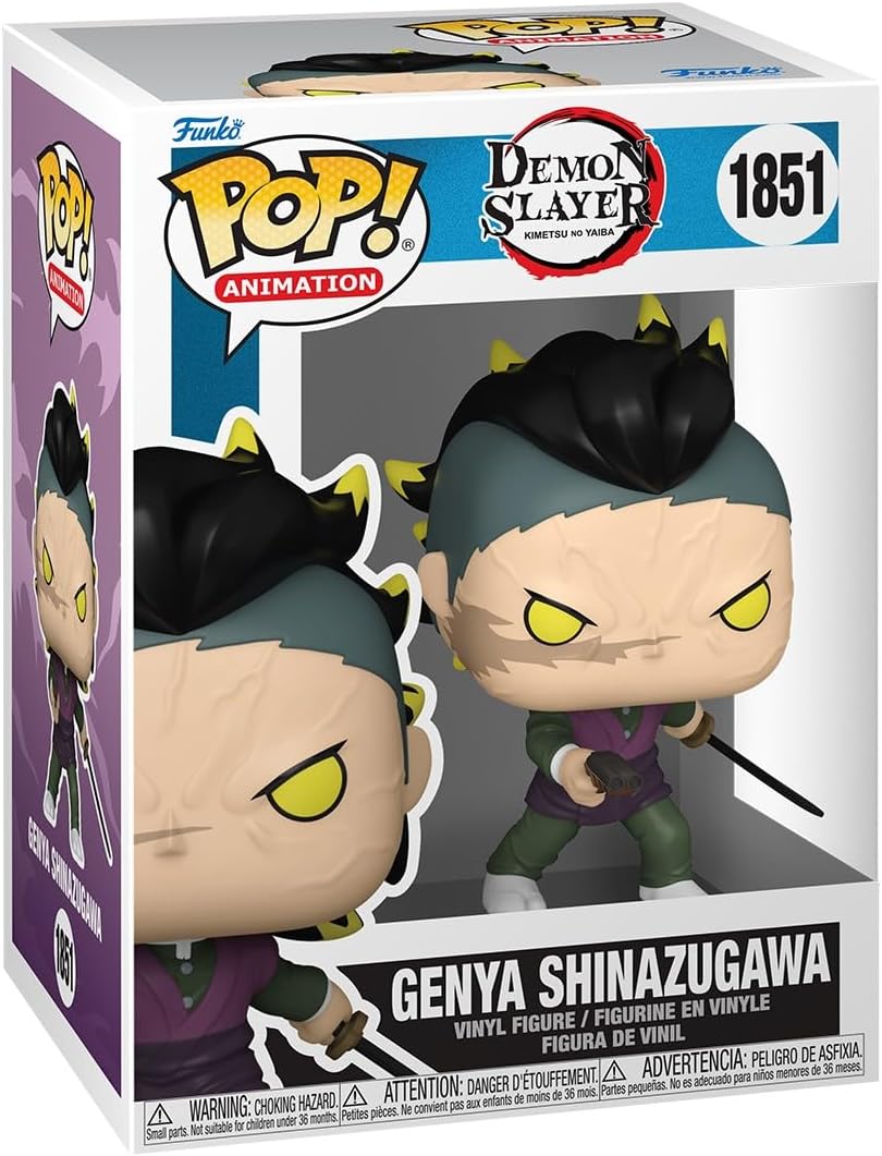 Pop Animation Demon Slasyer Genya Demon Form Figure