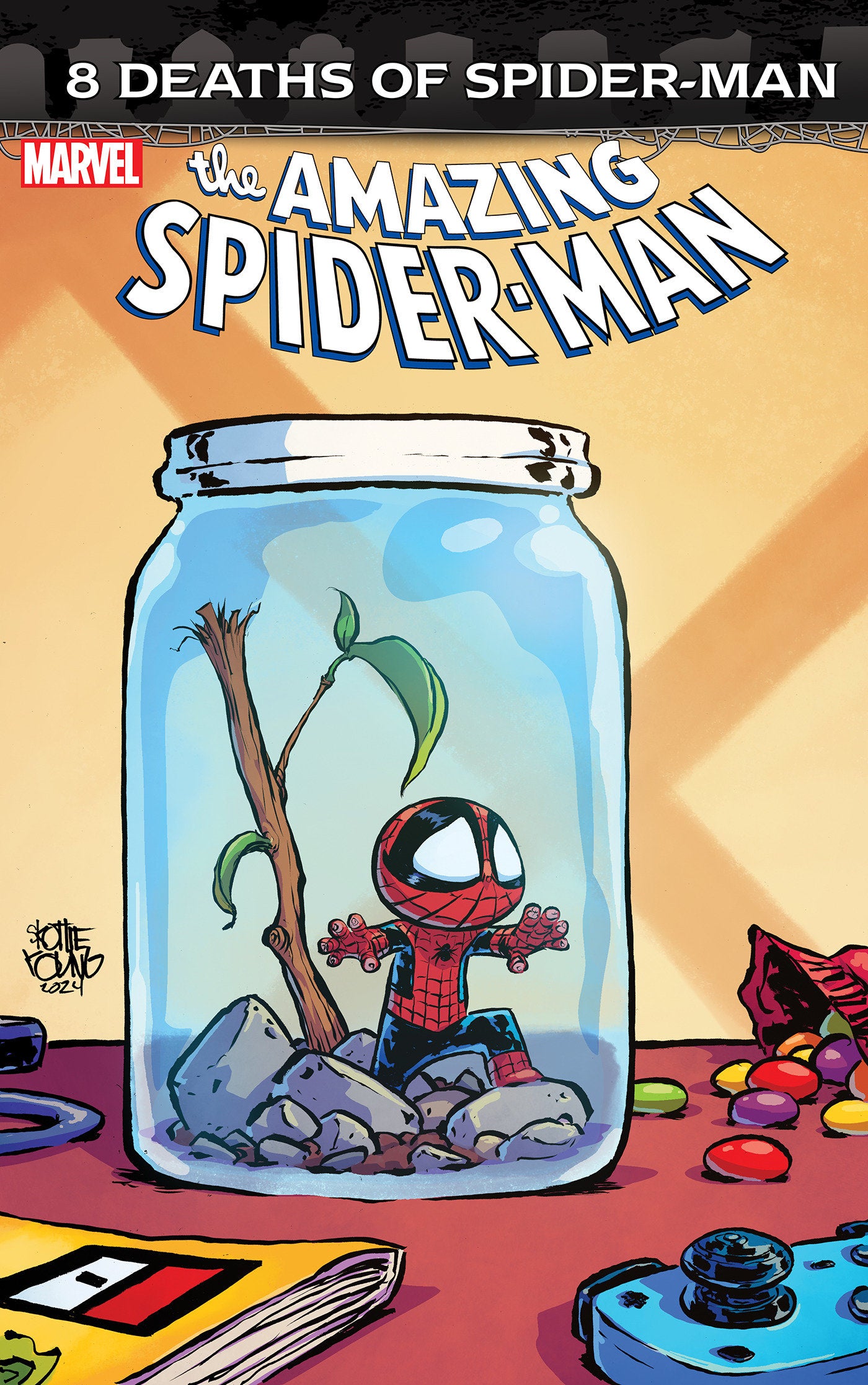 Amazing Spider-Man #65 Skottie Young 8 Deaths Of Spider-Man