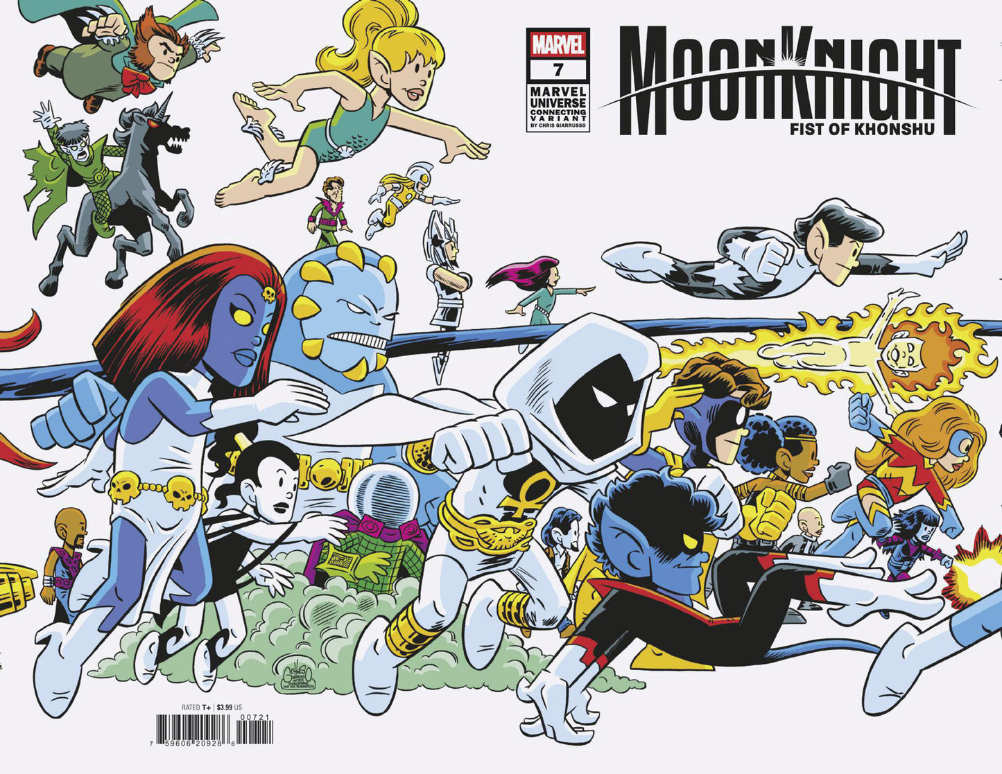 Moon Knight: Fist Of Khonshu #7 Chris Giarrusso Marvel Universe Connecting Wrap Variant I