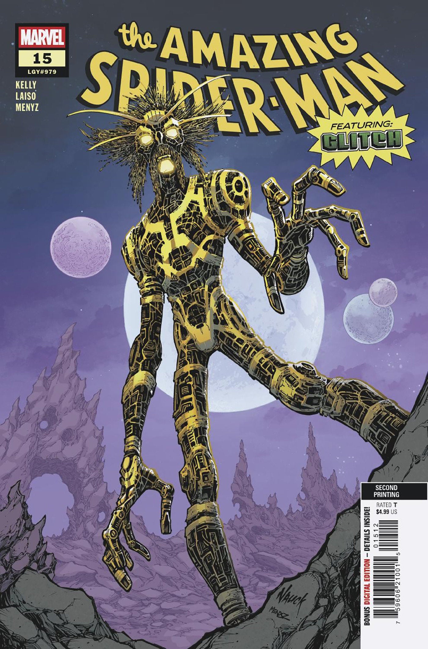 Amazing Spider-Man #15 Todd Nauck 2 Nd Printing Variant
