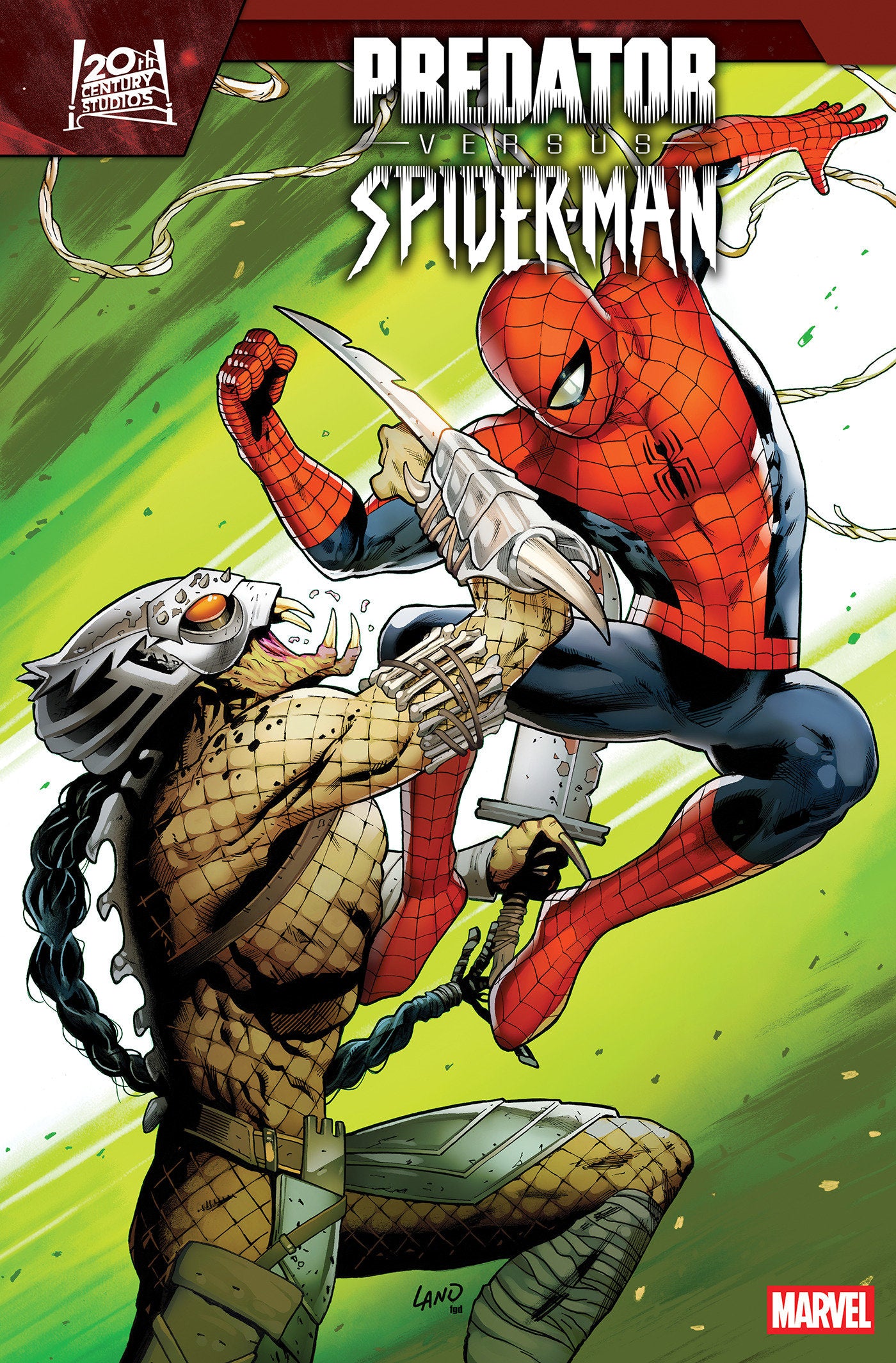 Predator vs Spider-Man #1 (Of 4) Greg Land Foil Variant