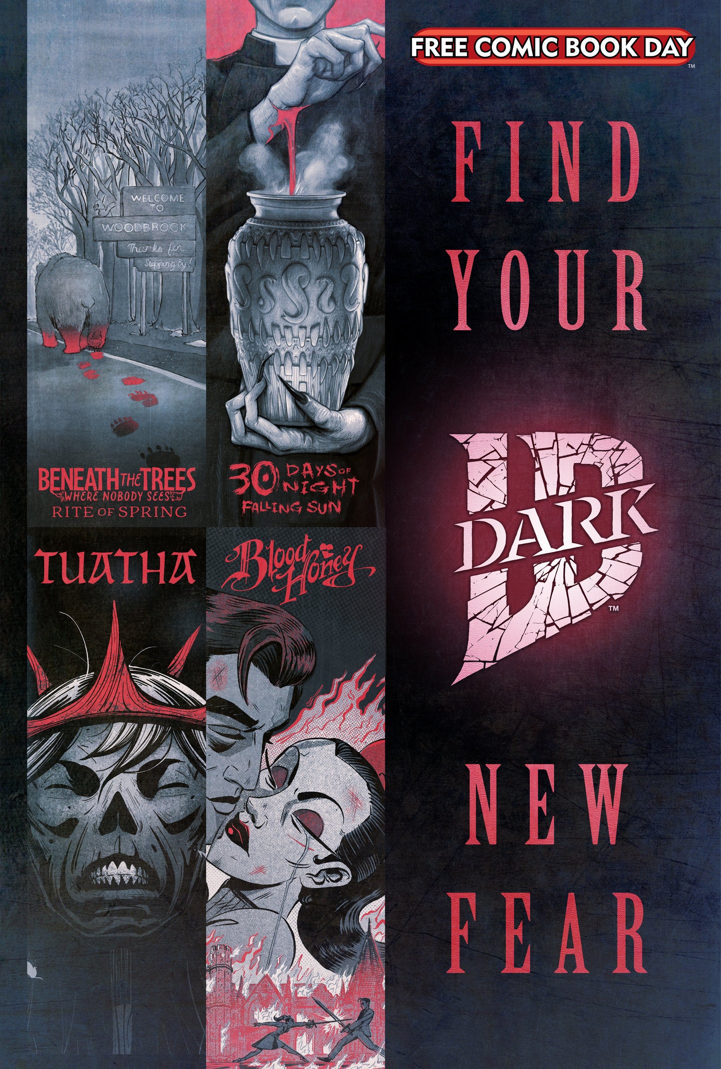 Idw Dark: Find Your New Fear Free Comic Book Day 2025 (Bundle Of 20) Cover A (Various)