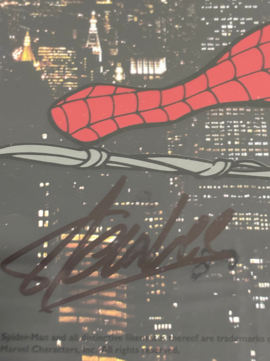 Spider-Man Animation Cell Set (Stan Lee Autograph)