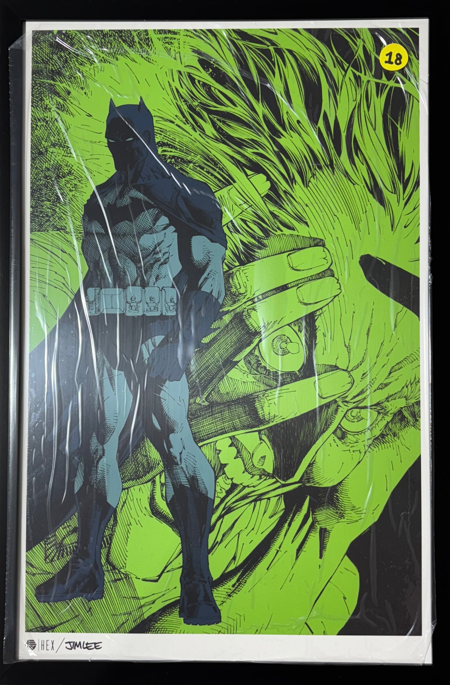 Art Print: Batman and Joker (Jim Lee)