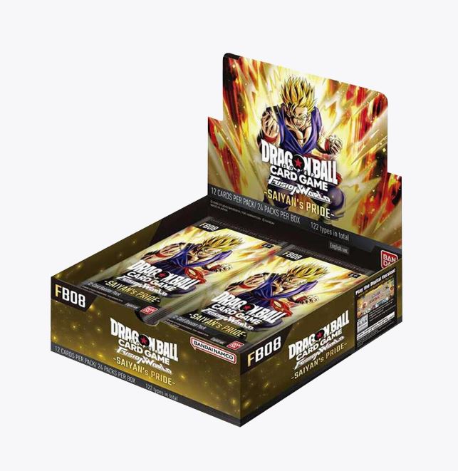 Dragon Ball Super Fusion World TDG: Saiyan's Pride Set 08 (FB08) Boost –  Adventures in Ink