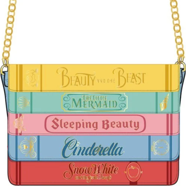 Disney Princess Classic Books Crossbody Purse