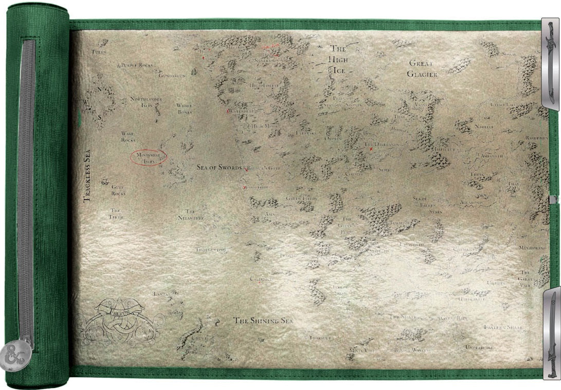 UltraPro Dungeons and Dragons Dice Scroll: Drizzt & The Forgotten Realms