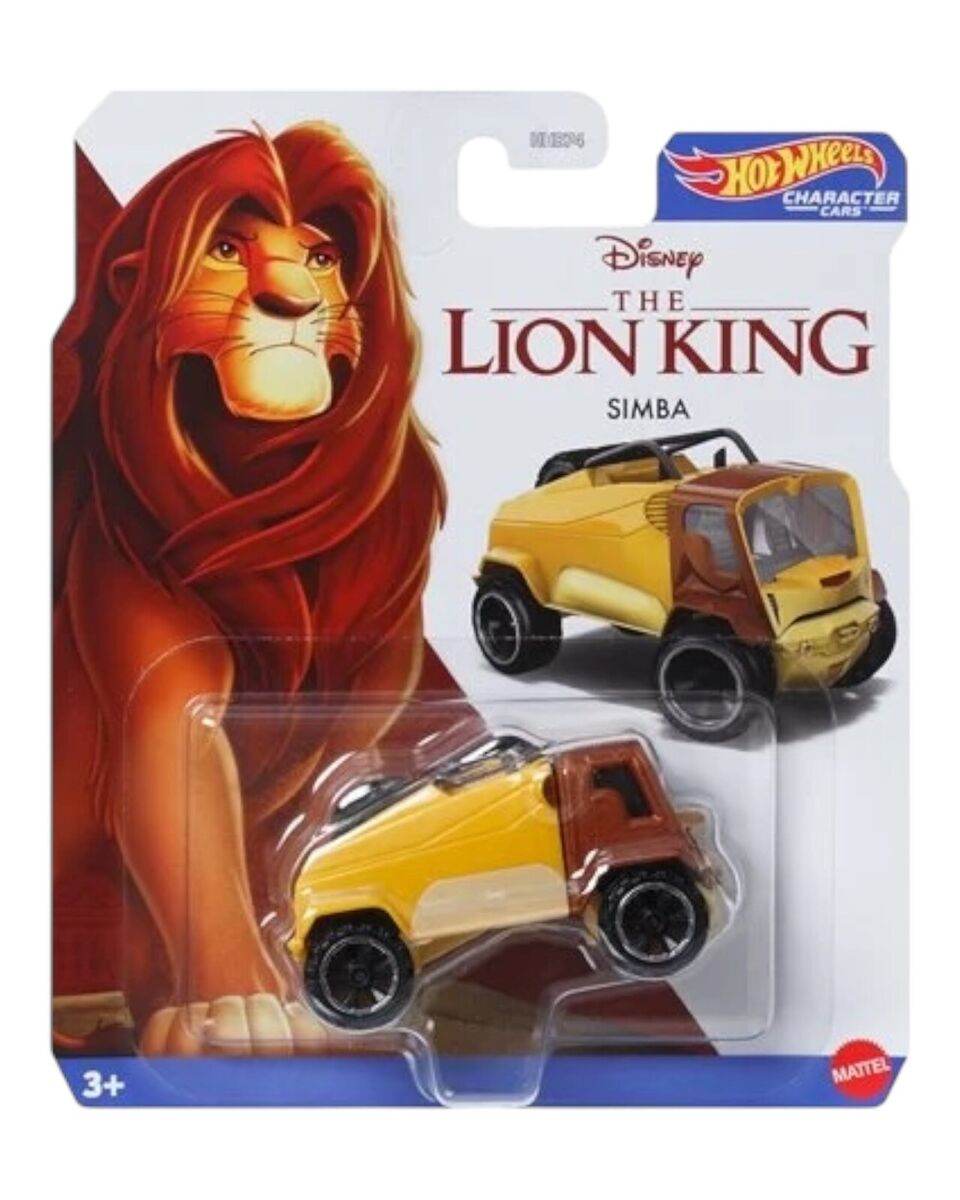 Hot Wheels - Character Car -Simba (The Lion King)