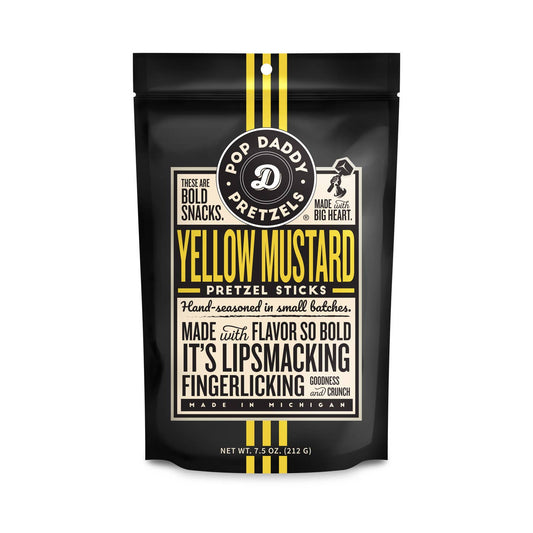 Pop Daddy Pretzels: Yellow Mustard