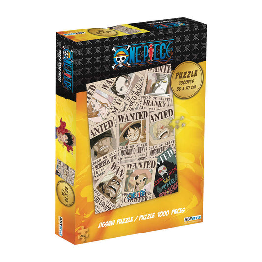 One Piece Wanted Posters 1000pc Puzzle