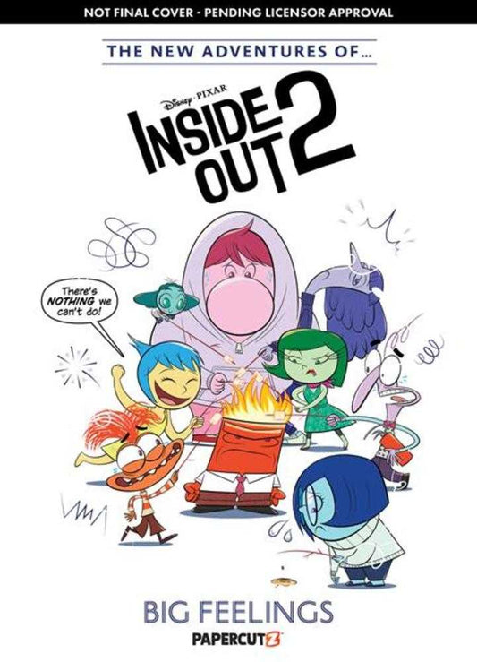 New Adventure Disney & Pixar Inside Out 2 Graphic Novel Volume 01 Big Feelings (