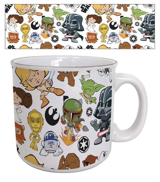 Star Wars Cartoon Character Pattern 20oz Mug