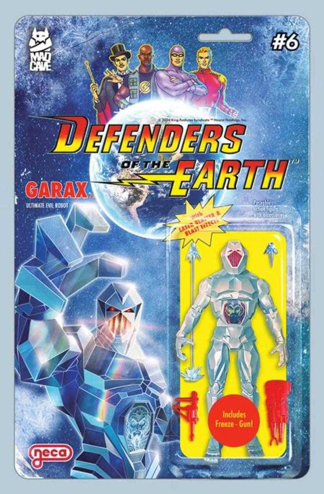 Defenders Of The Earth #6 (Of 8) Cover B Djordje Djokovic Action Figure Variant