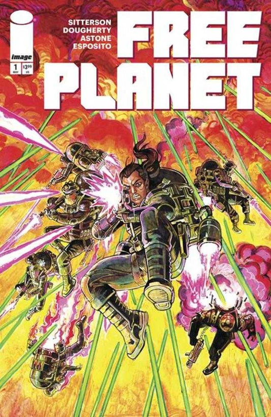 Free Planet #1 Cover B Jed Dougherty Action Variant