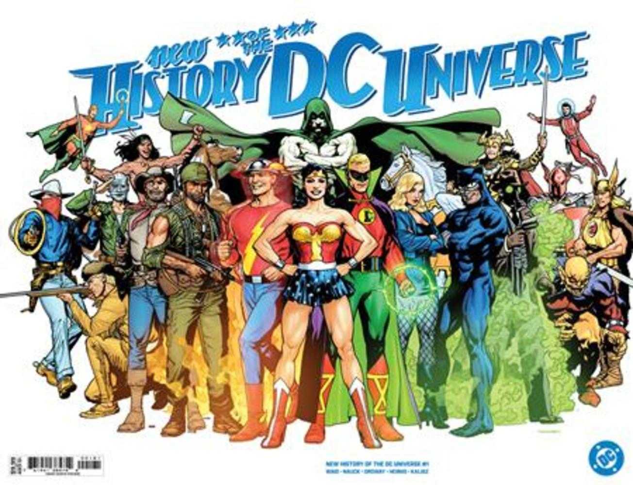 New History Of The DC Universe #1 (Of 4) Cover E Ryan Sook Wraparound Foil Variant