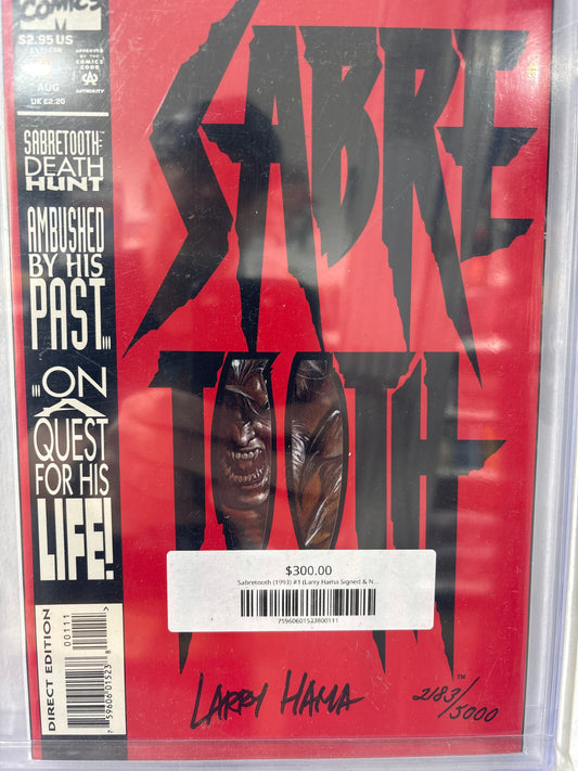 Sabretooth (1993) #1 (Larry Hama Signed & Numbered: 2183/5000)