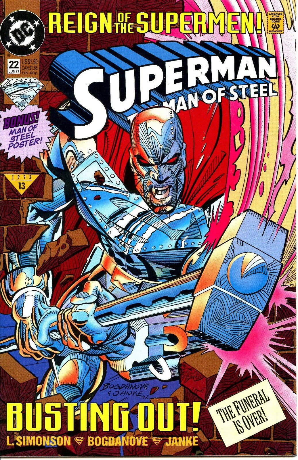 Superman: Man of Steel #22B