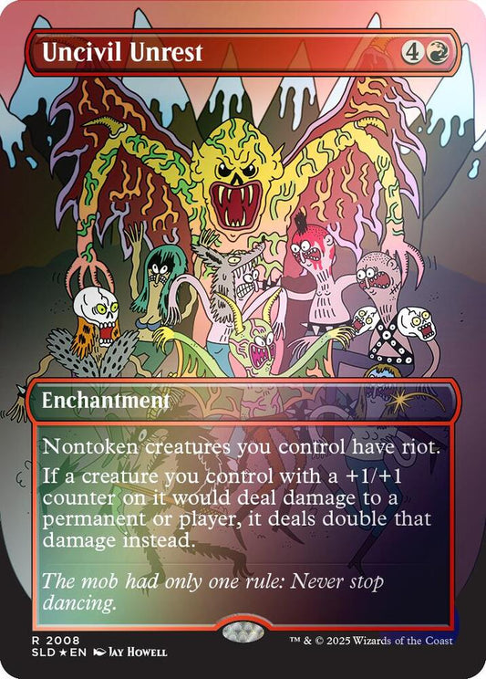 Magic the Gathering Single Card - Uncivil Unrest, Sorcery Foil