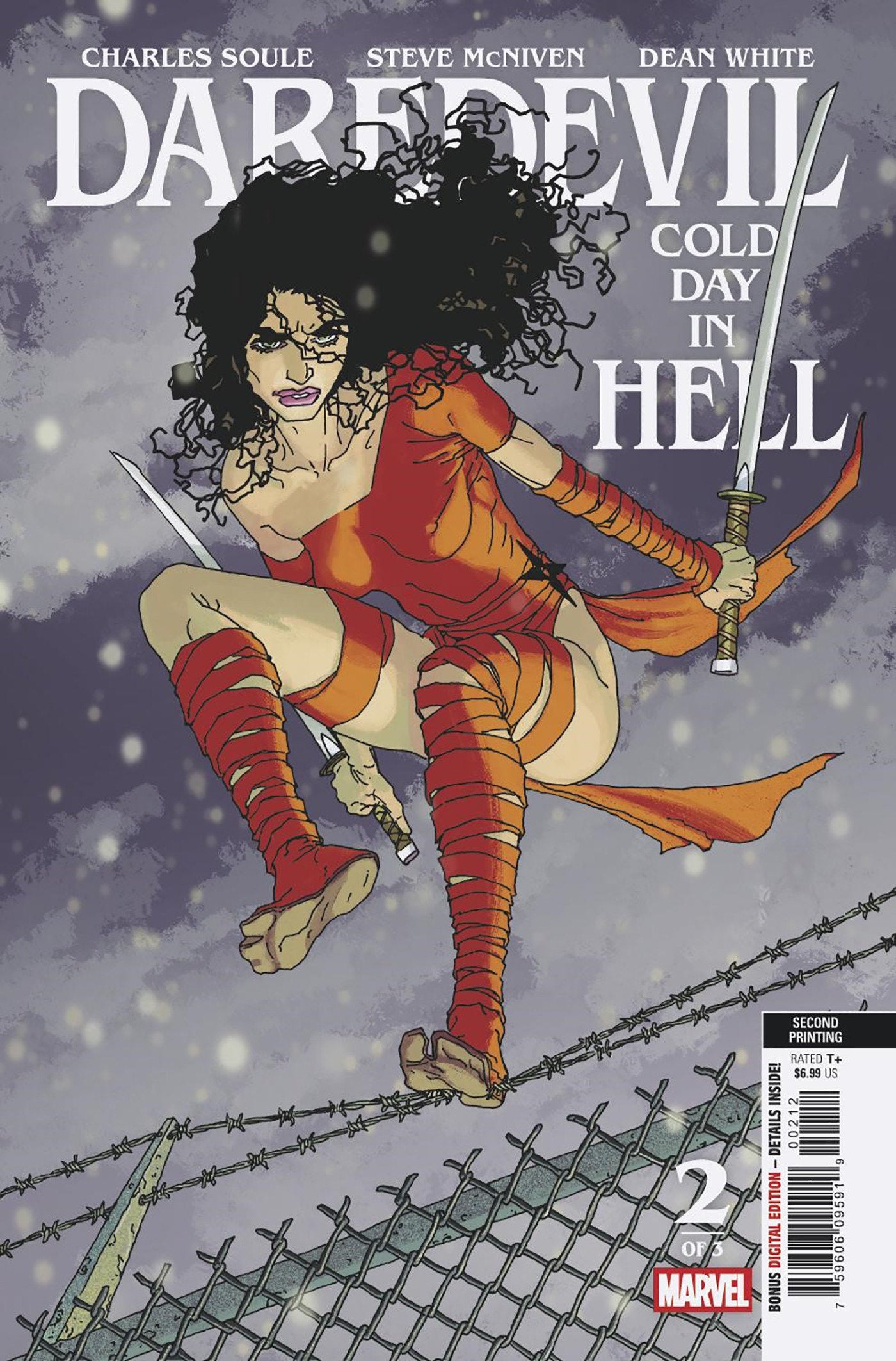 Daredevil: Cold Day In Hell #2 Steve Mcniven 2 Nd Printing Variant