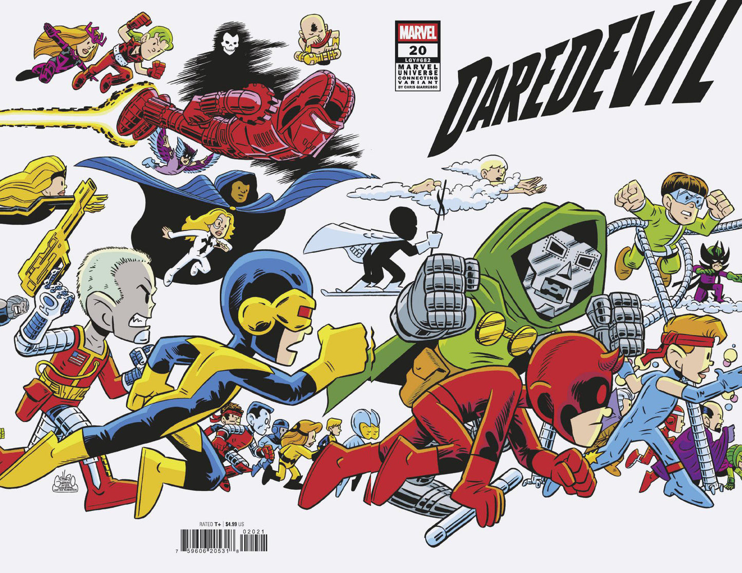 Daredevil #20 Chris Giarrusso Marvel Universe Connecting Wrap Variant C