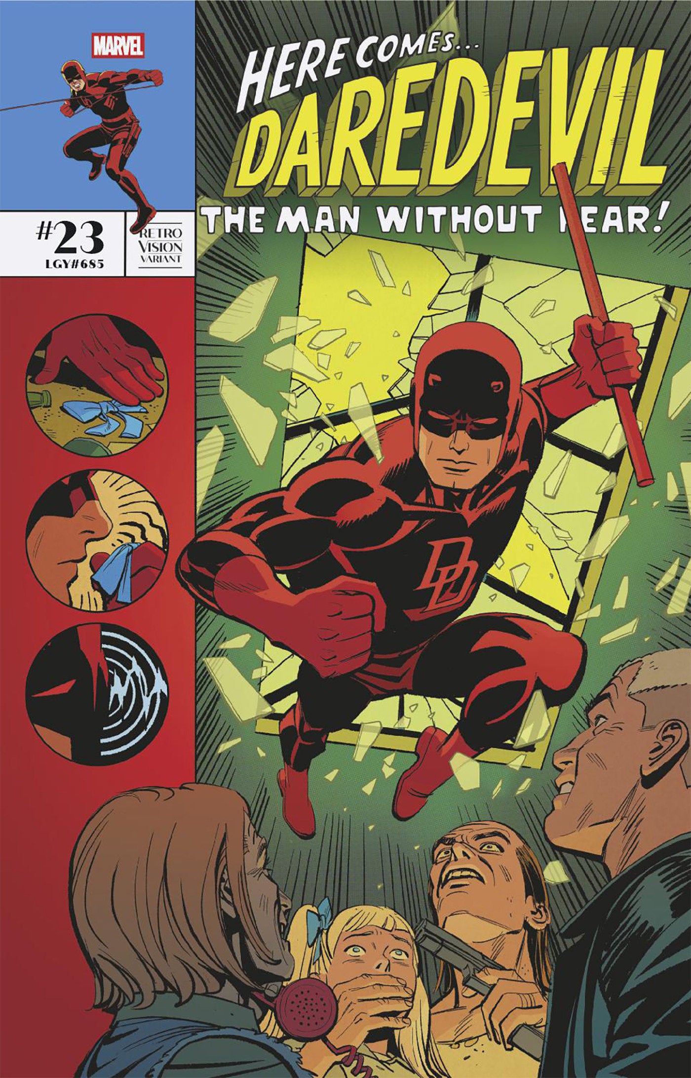Daredevil #23 Leo Romero Retrovision Variant