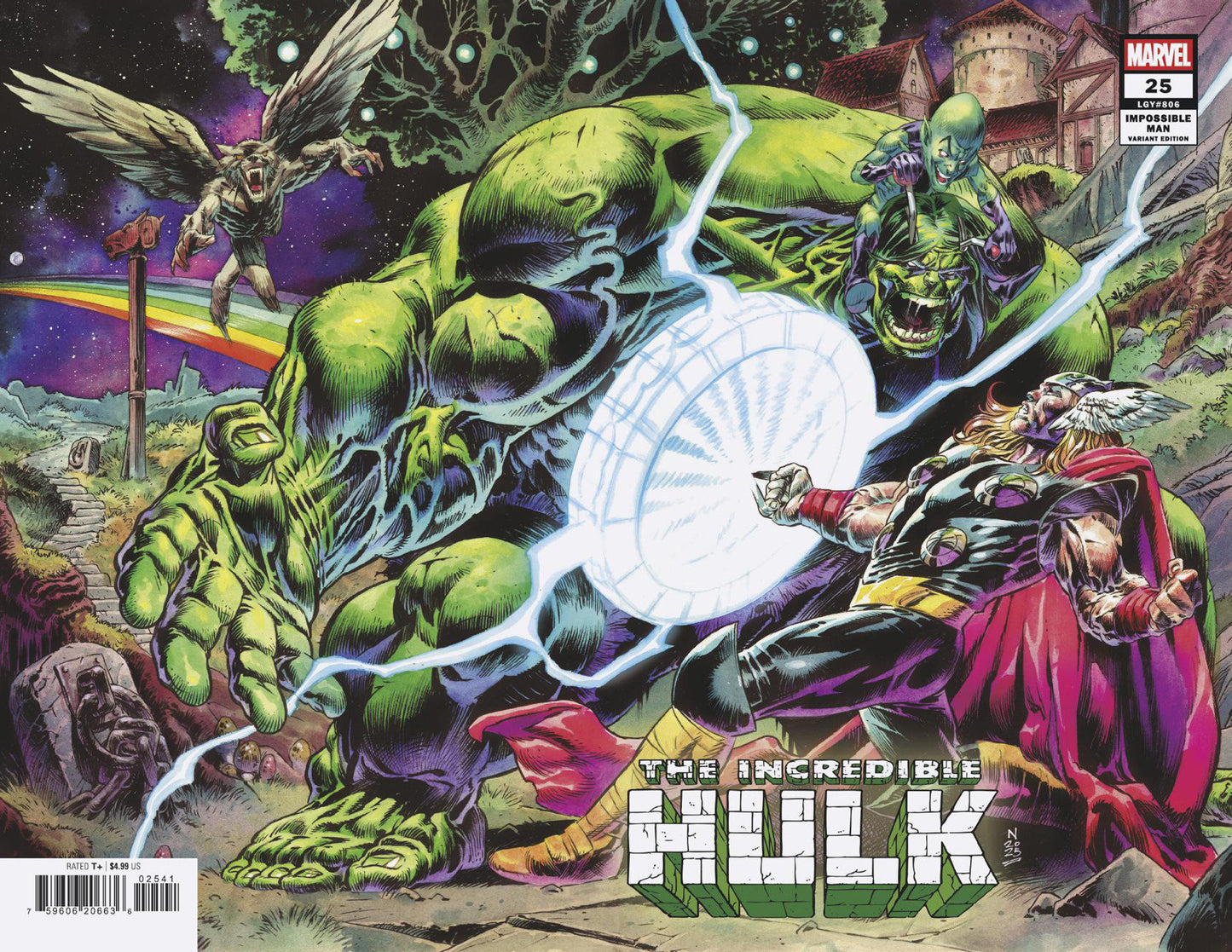 Incredible Hulk #25 Nic Klein Impossible Man Pop-Up Wraparound Variant
