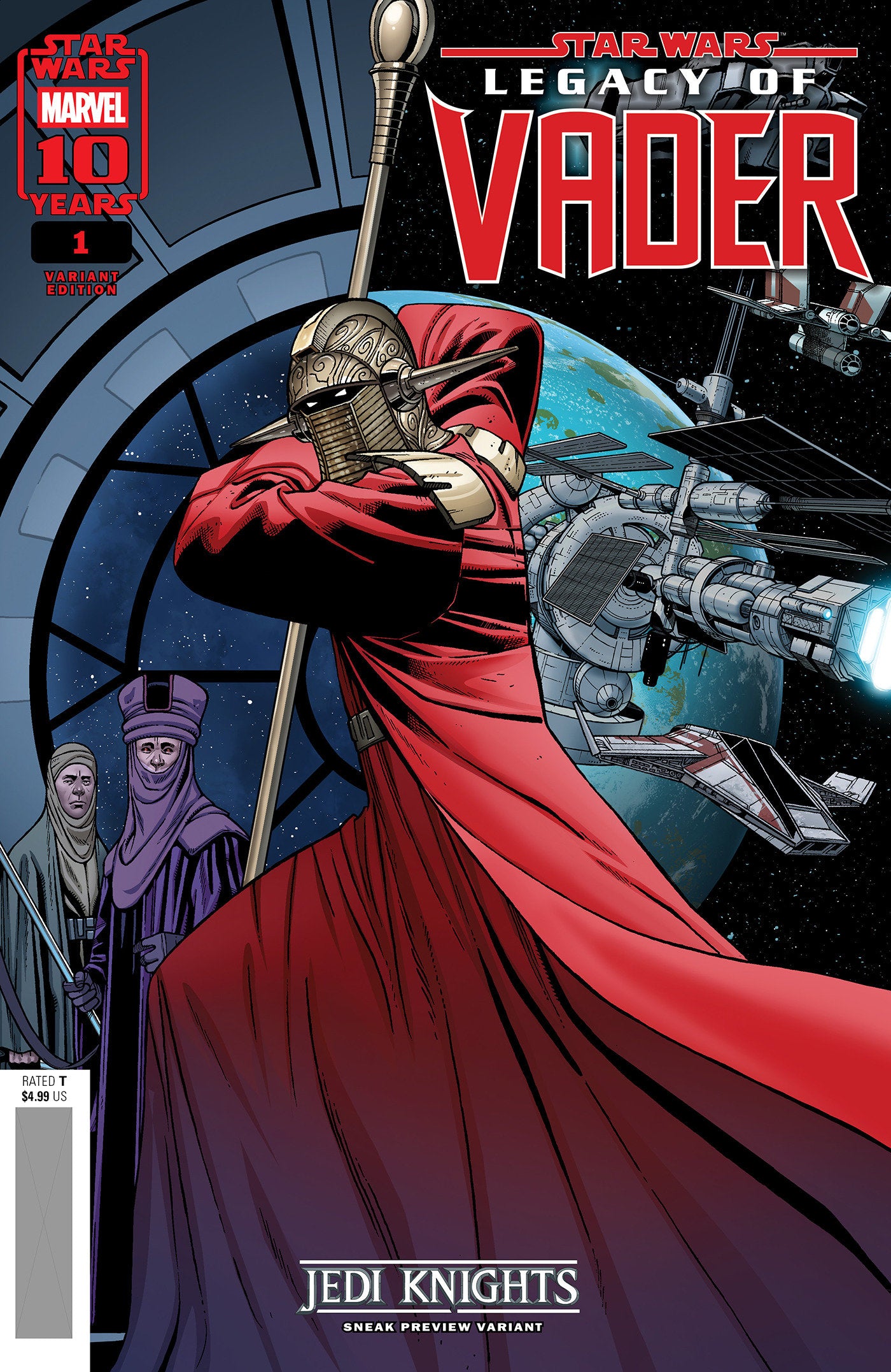 Star Wars Legacy Of Vader #1 Jedi Knights Sneak Preview Variant
