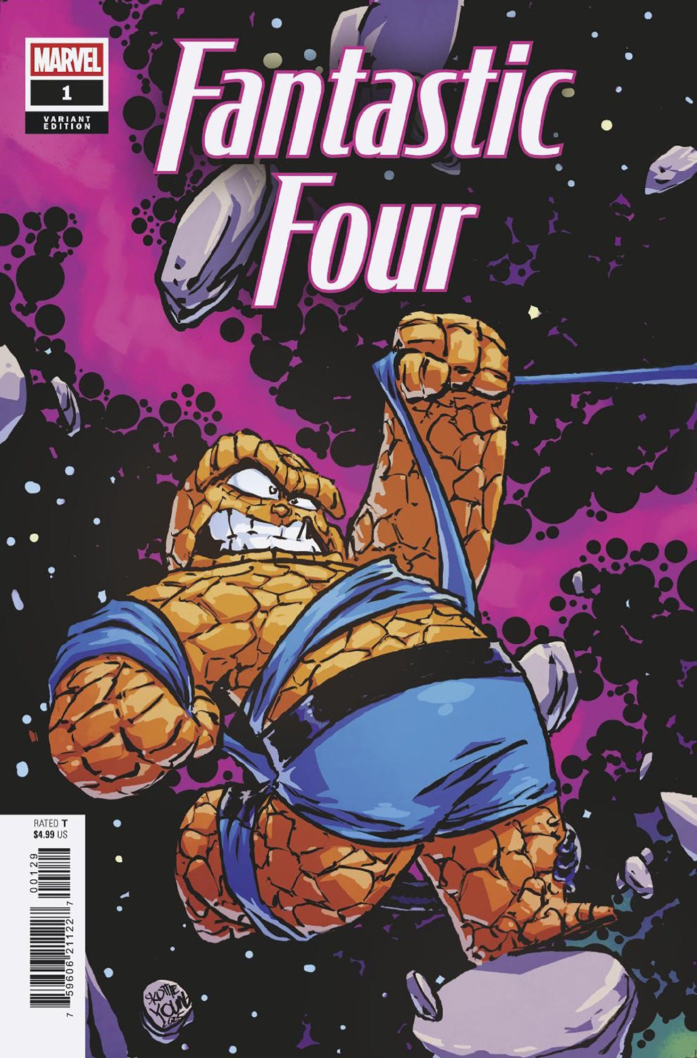 Fantastic Four #1 Skottie Young 5-Part Connecting Variant