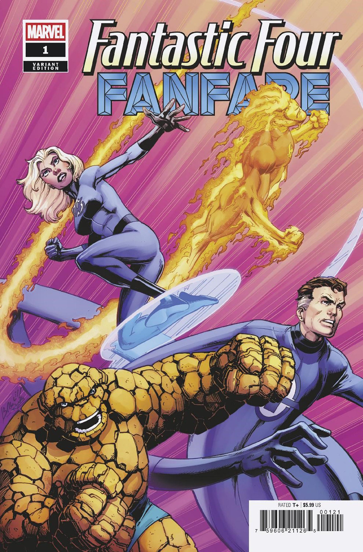 Fantastic Four Fanfare #1 Mark Bagley Variant