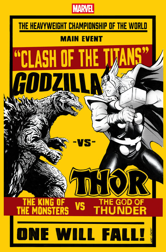 Godzilla vs. Thor #1 Lee Garbett Versus Variant