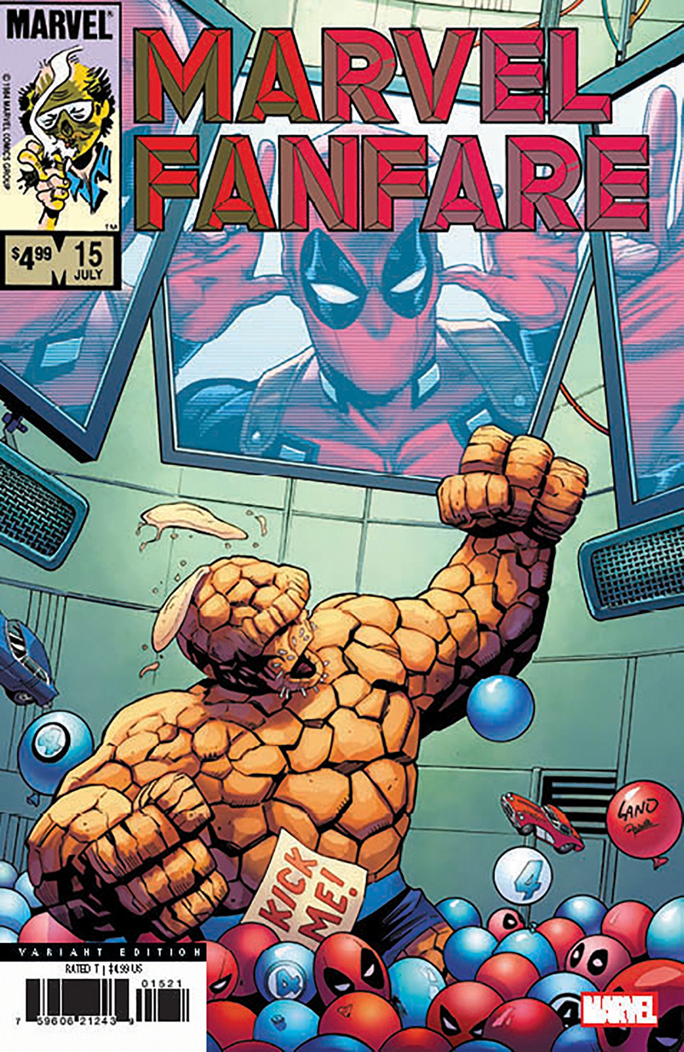 Marvel Fanfare #15 Facsimile Edition Greg Land April Pools Variant