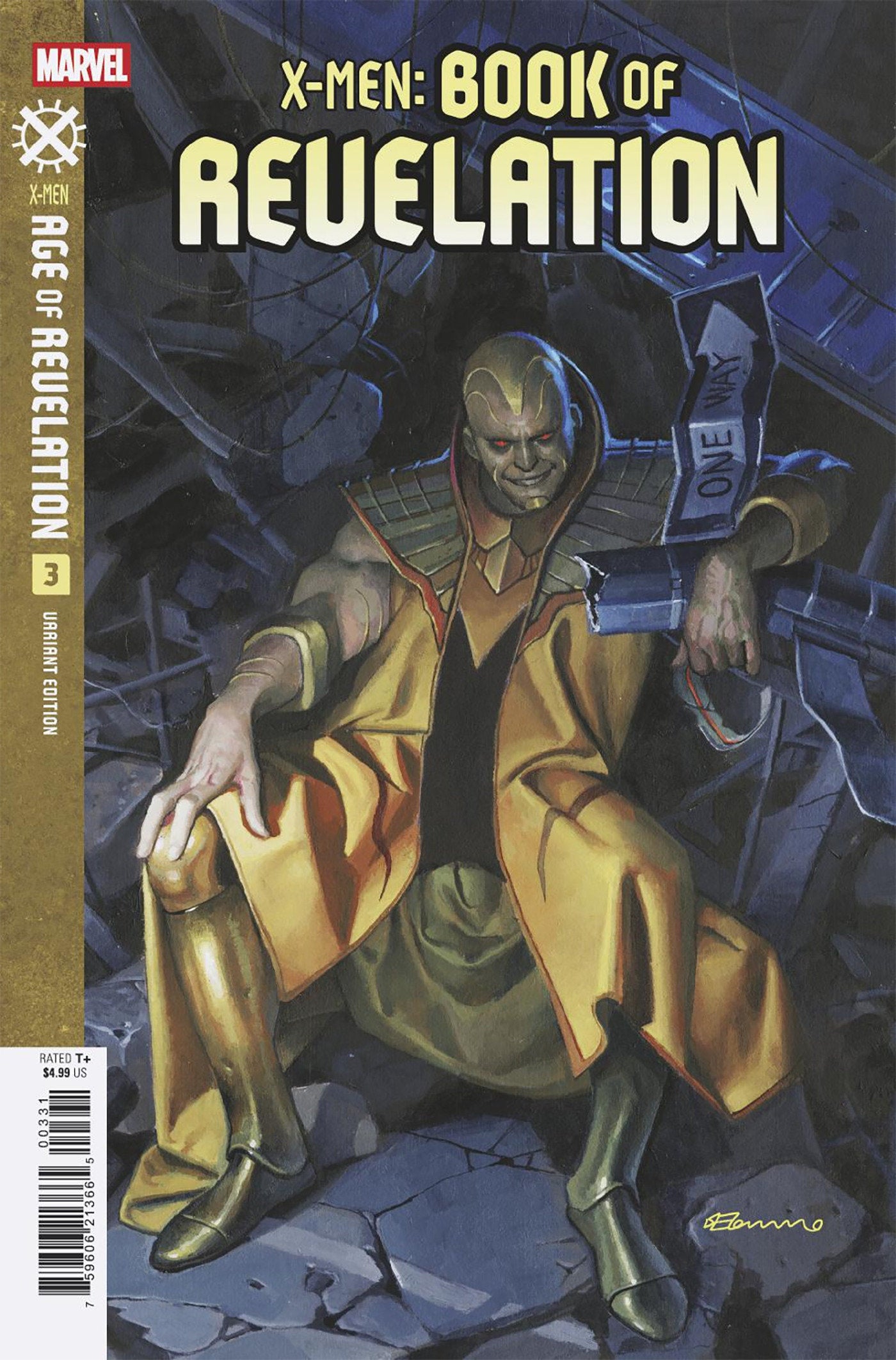 X-Men: Book Of Revelation #3 Fabrizio De Tommaso Variant [AOR]