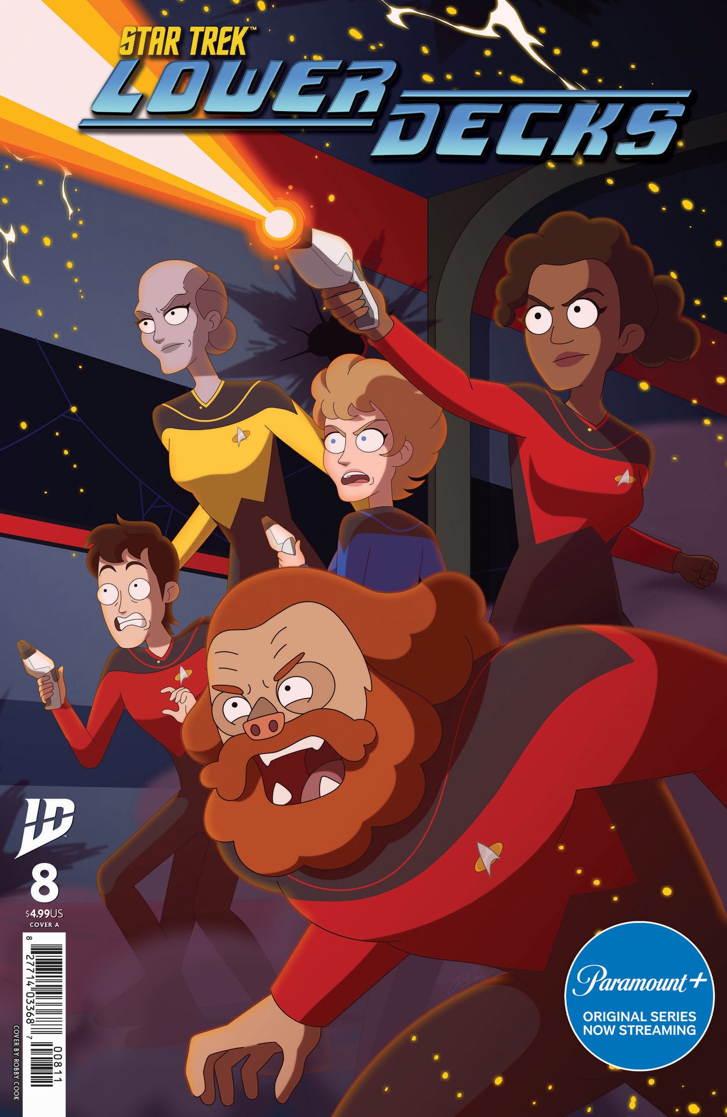 Star Trek: Lower Decks #8 Cover A (Cook)