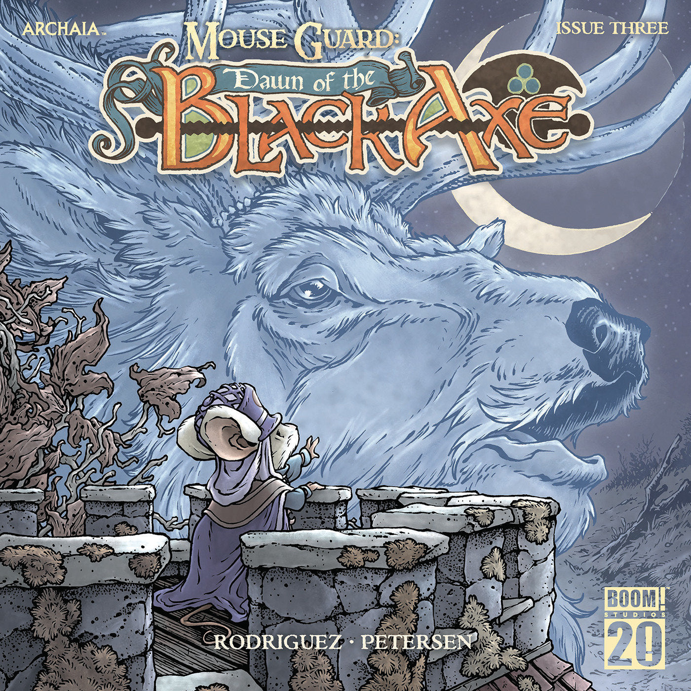Mouse Guard: Dawn Of The Black Axe #3 B Variant (Dressed, Petersen)