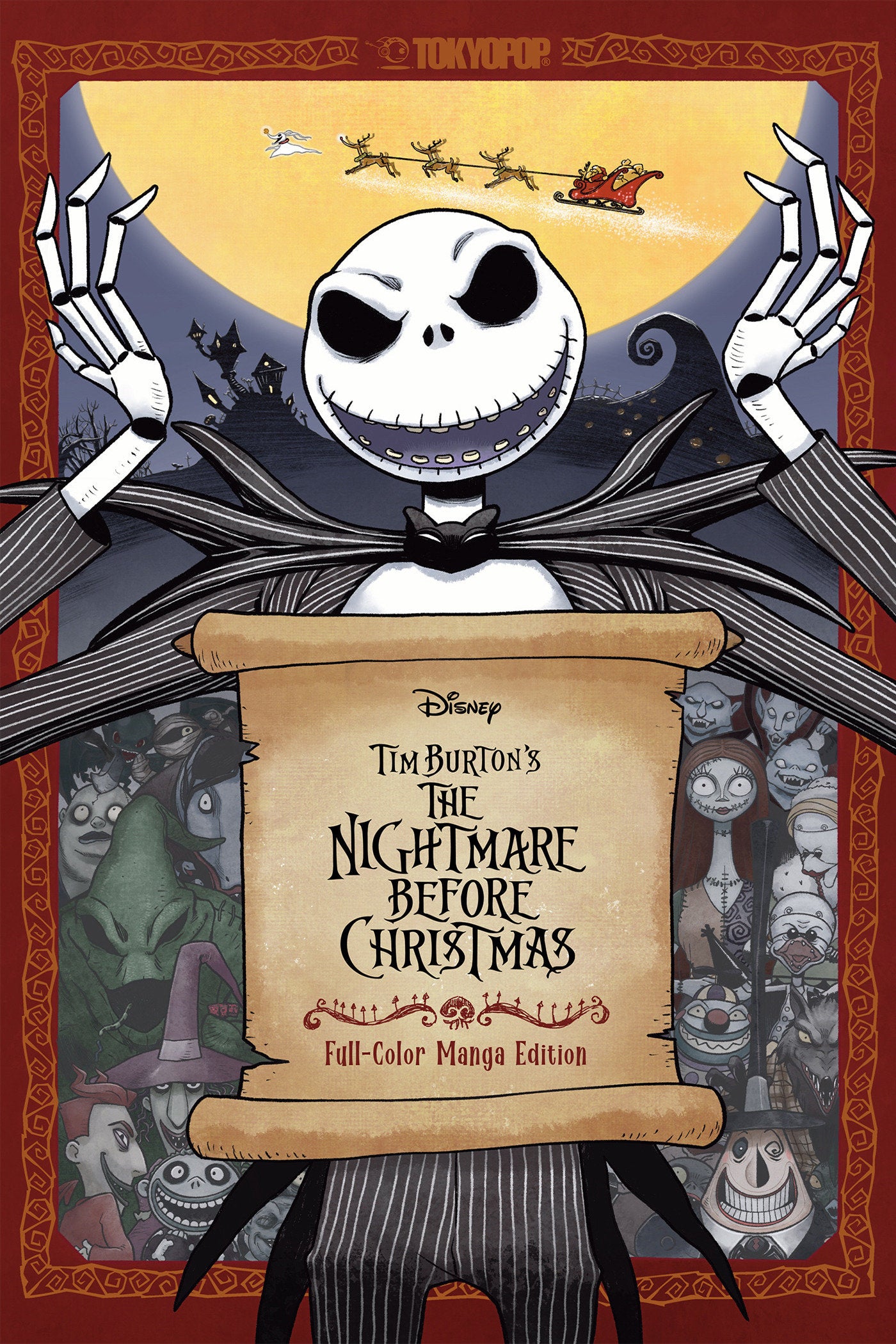 Disney Tim Burton'S The Nightmare Before Christmas Full-Color Manga Edition