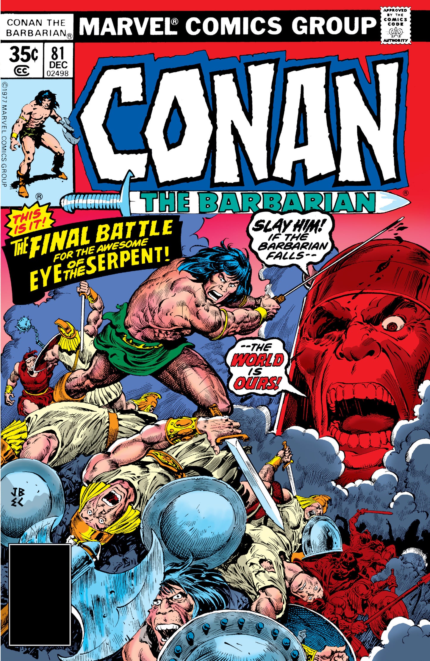 Conan the Barbarian, Vol. 1 #81