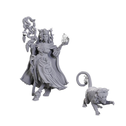 Critical Role Unpainted Miniatures: W23 Fearne Calloway & Mister