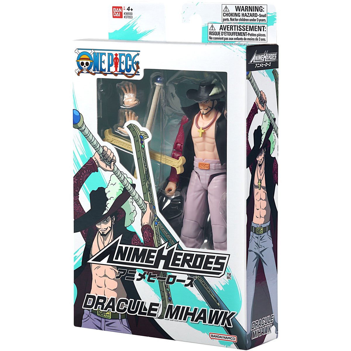 Anime Heroes: One Piece - Dracule Mihawk Action Figure